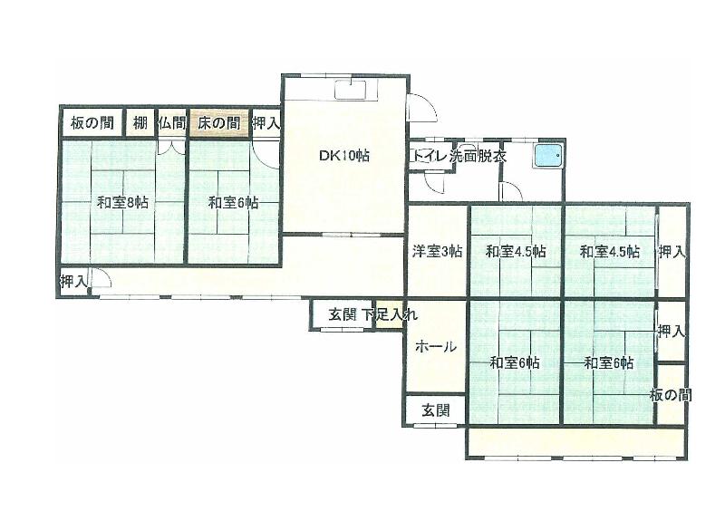1950s wood house on a large plot in Kagawa