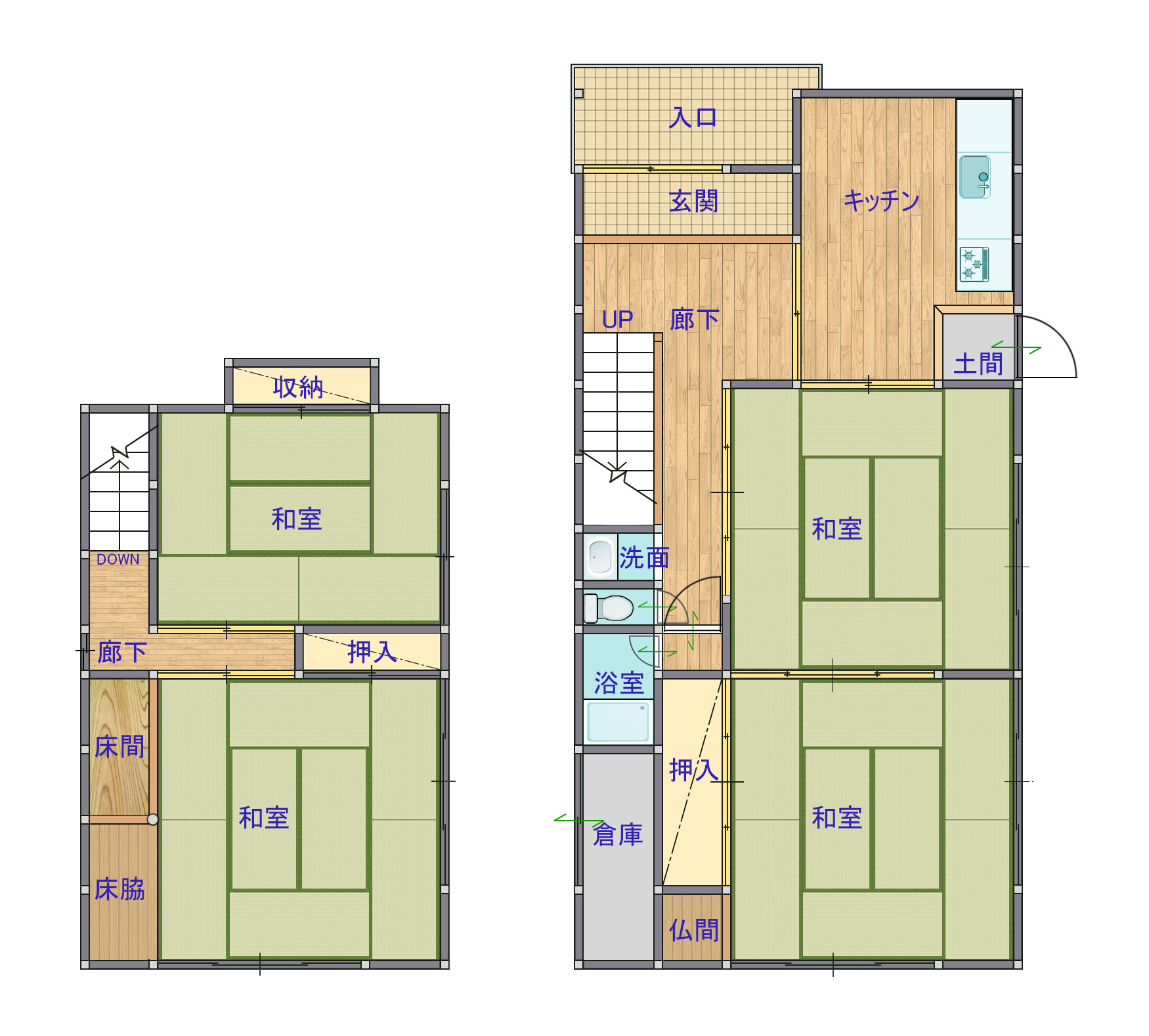 1970s wood house, 17-min walk to station, Fukui