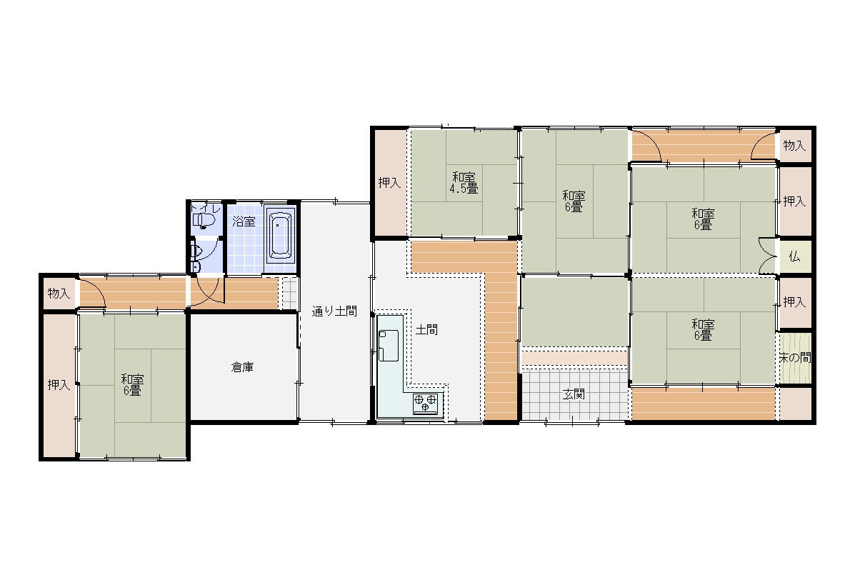 1900s wood house on a large plot in Mie