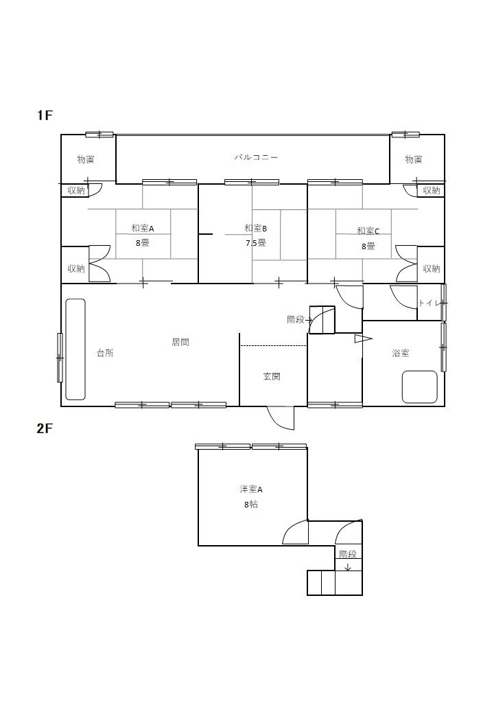 Floor plan for Empty home in Japan
