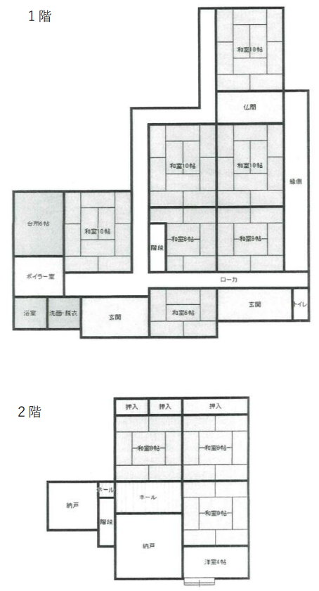 Floor plan for Empty home in Japan