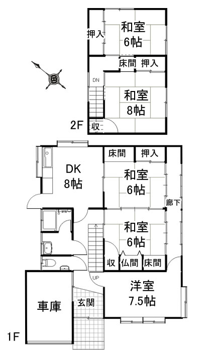 Floor plan for House in Toyama