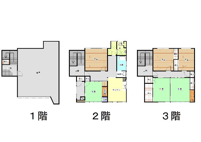 Floor plan for Empty home in Japan
