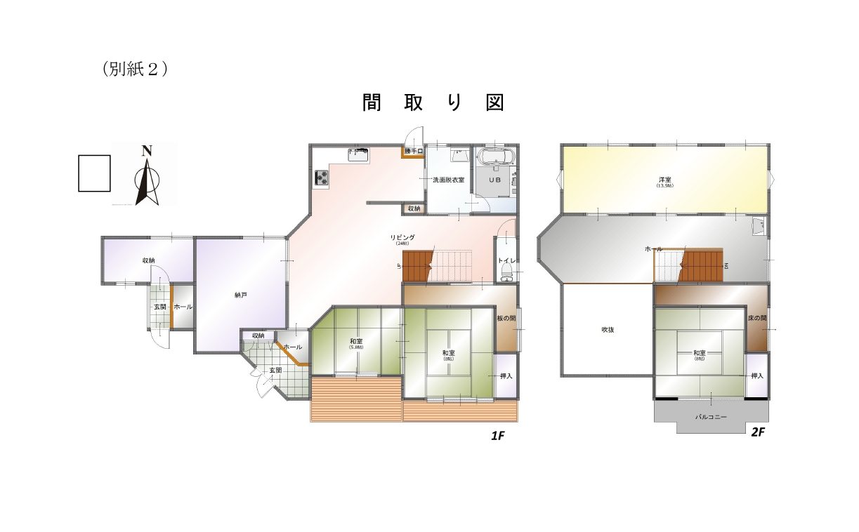 Floor plan for Wood house, 19-min walk to station, Fukui