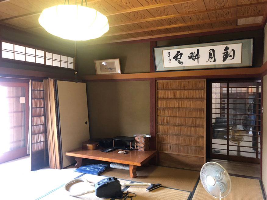 1980s wood house with outbuildings in Miyama, Nantan