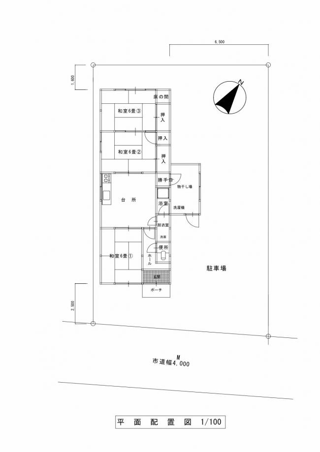 Floor plan for 1980s wood house in Shimane