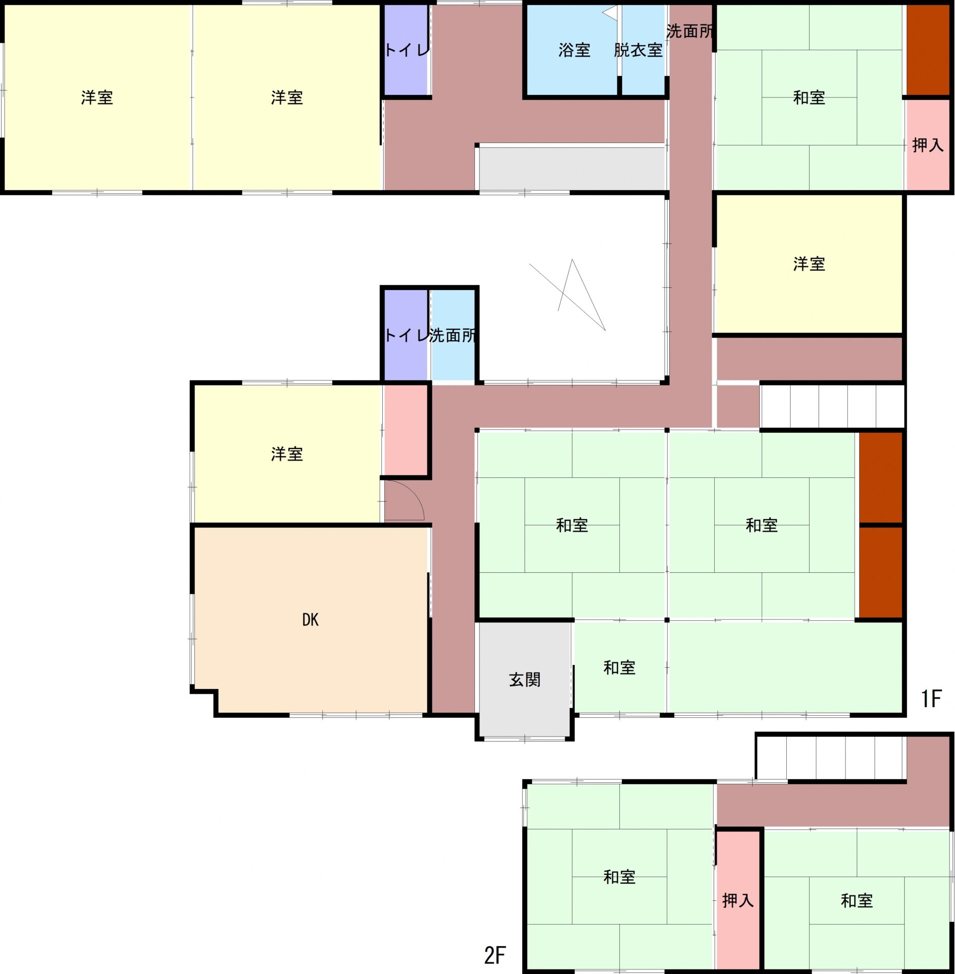 Floor plan for Wood house, 18-min walk to station, Ayabe, Kyoto