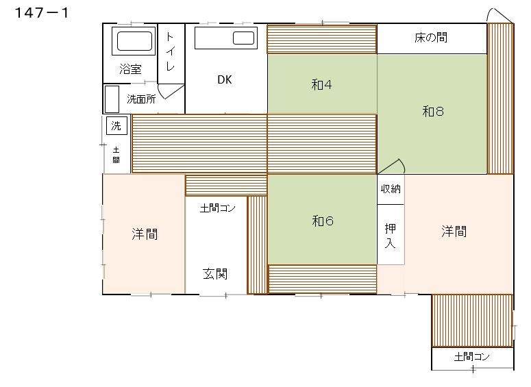 Floor plan for Ogura