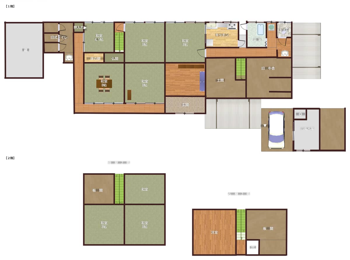 1880s wood house on a large plot in Hiroshima