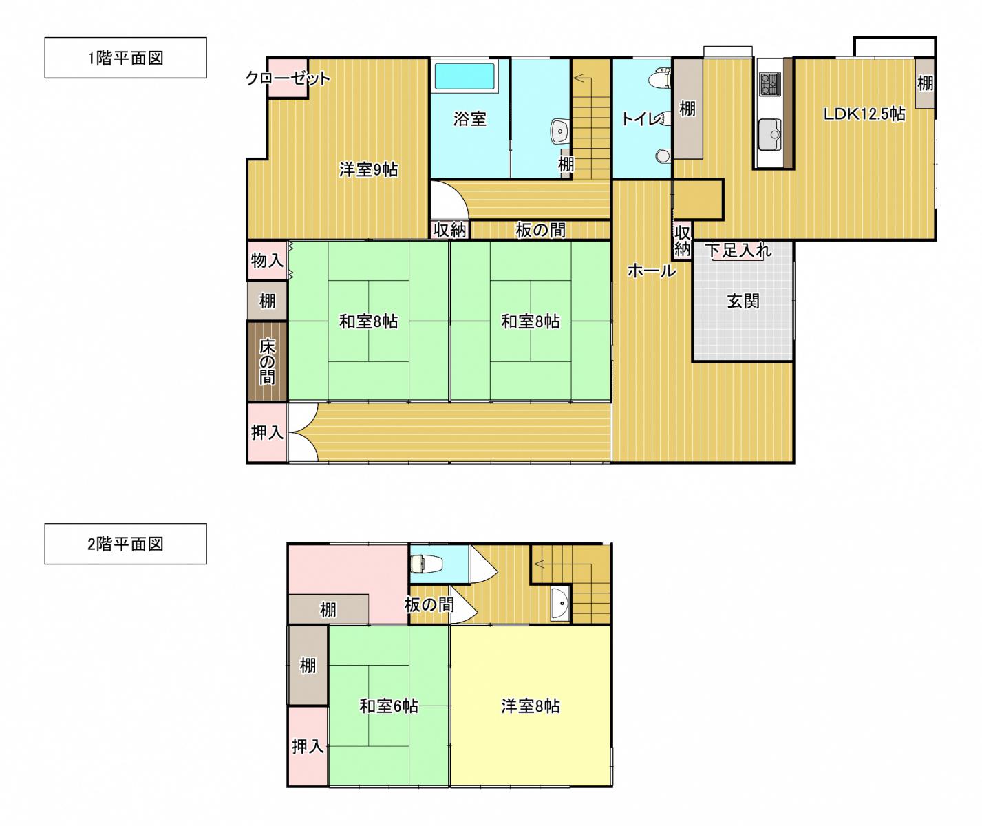 Floor plan for 1980s house in Yamagata
