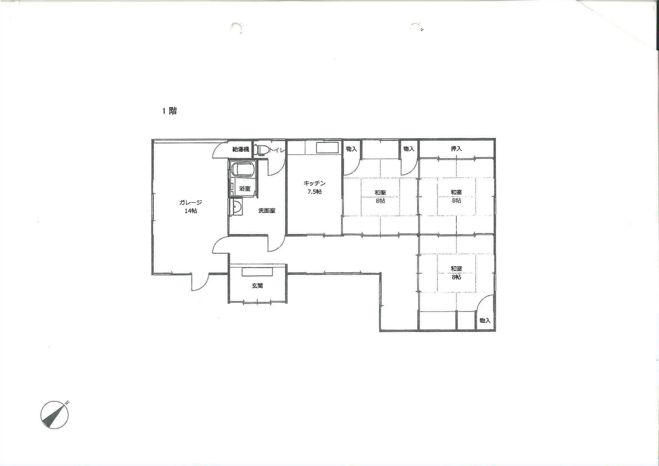 Floor plan for House in Himi