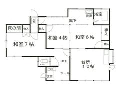 Floor plan for Detached house for sale in Mifuku, Izu-no-kuni City