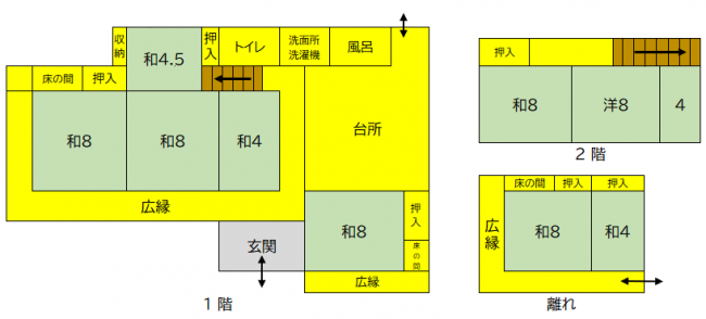 Floor plan for Vacant Property Information Property #07-1-08 [Suburban Residential Area] Ryuuoka District [For Sale] With Agricultural Land
