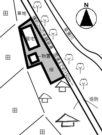 1940s wood house on a large plot in Iwate