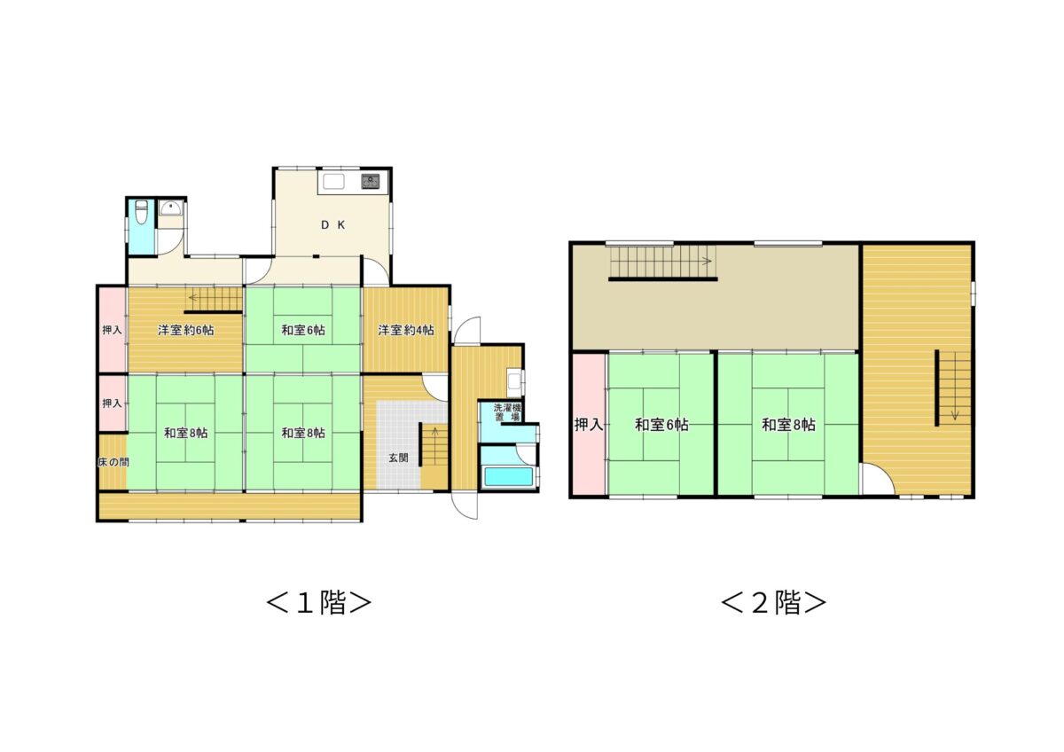 Floor plan for Wood house in Maizuru, Kyoto