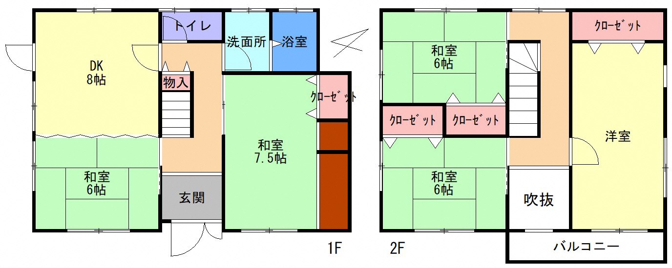 Floor plan for Wood house in Shigasato, Ayabe