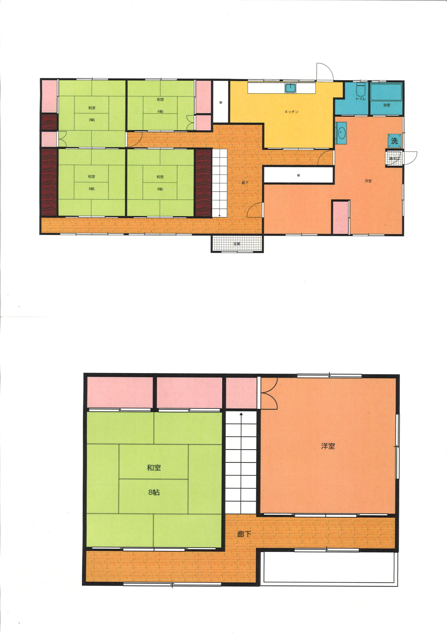Floor plan for Property No. 117, Kitakami City Iitoyoshi Block 24 Lot 76-8