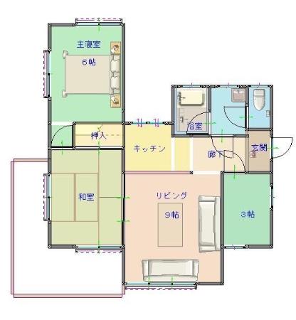 Floor plan for Empty home in Japan