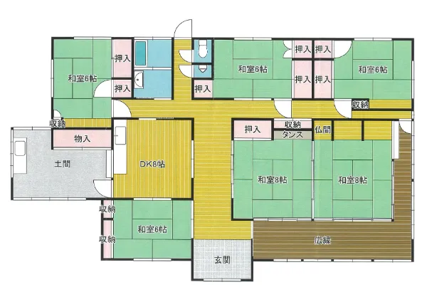 1980s wood house on a large plot in Miyazaki