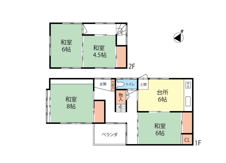 1970s wood house, 20-min walk to station, Nagano