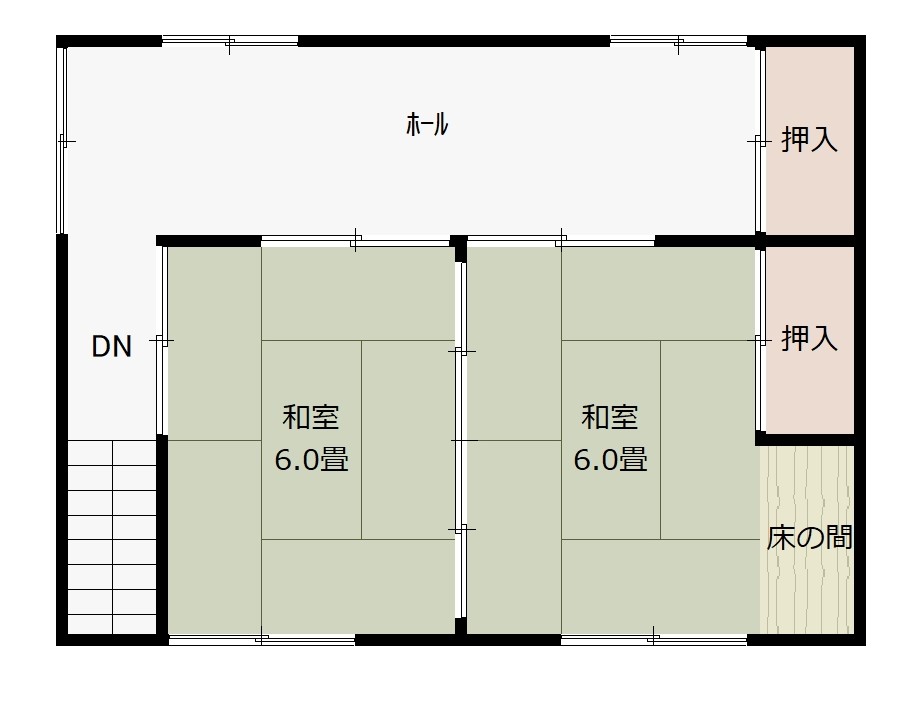 Floor plan for 1980s wood house in Tango, Kyotango, farmland, approval needed