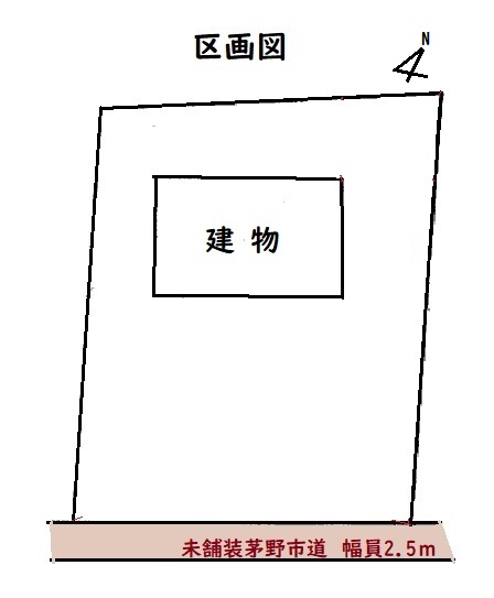Floor plan for Chino City, Kitayama District, Kurigahira - Single-story Used Residential House