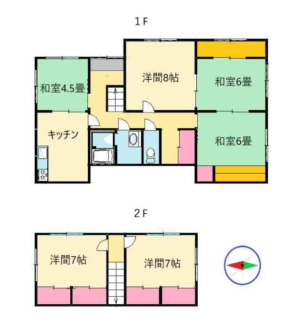 Floor plan for House in Yamaguchi
