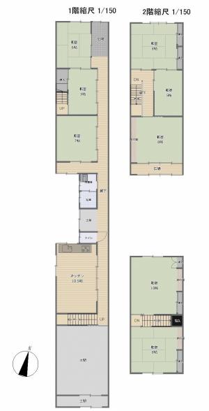Floor plan for 1960s wood house in Niigata