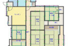 Floor plan for Sunny, quiet area. Many-room, clean property.