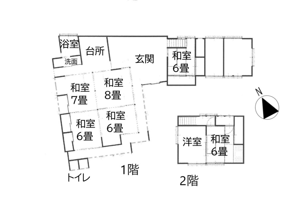 Floor plan for NO.496 Oki-mi-cho Oka-dai-o