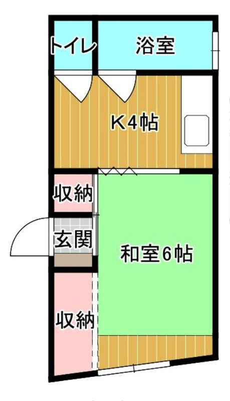 Floor plan for Concrete house, 8-min walk to station, Yamaguchi