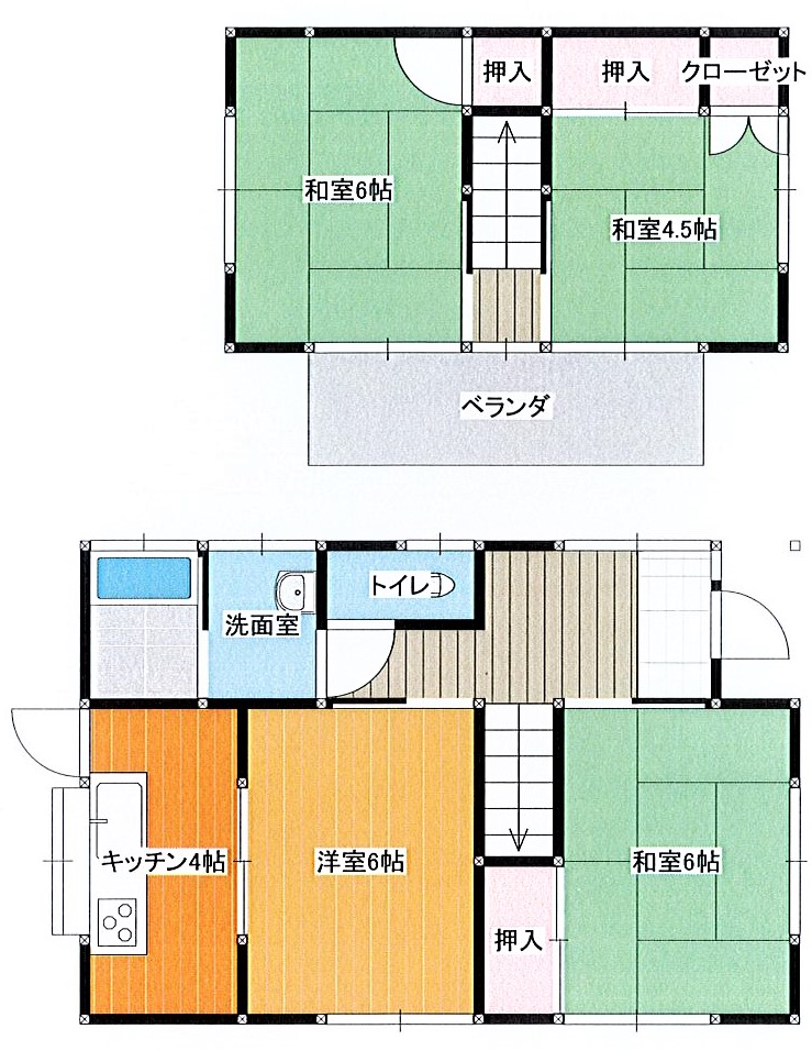 1970s wood house, 12-min walk to station, Iwate