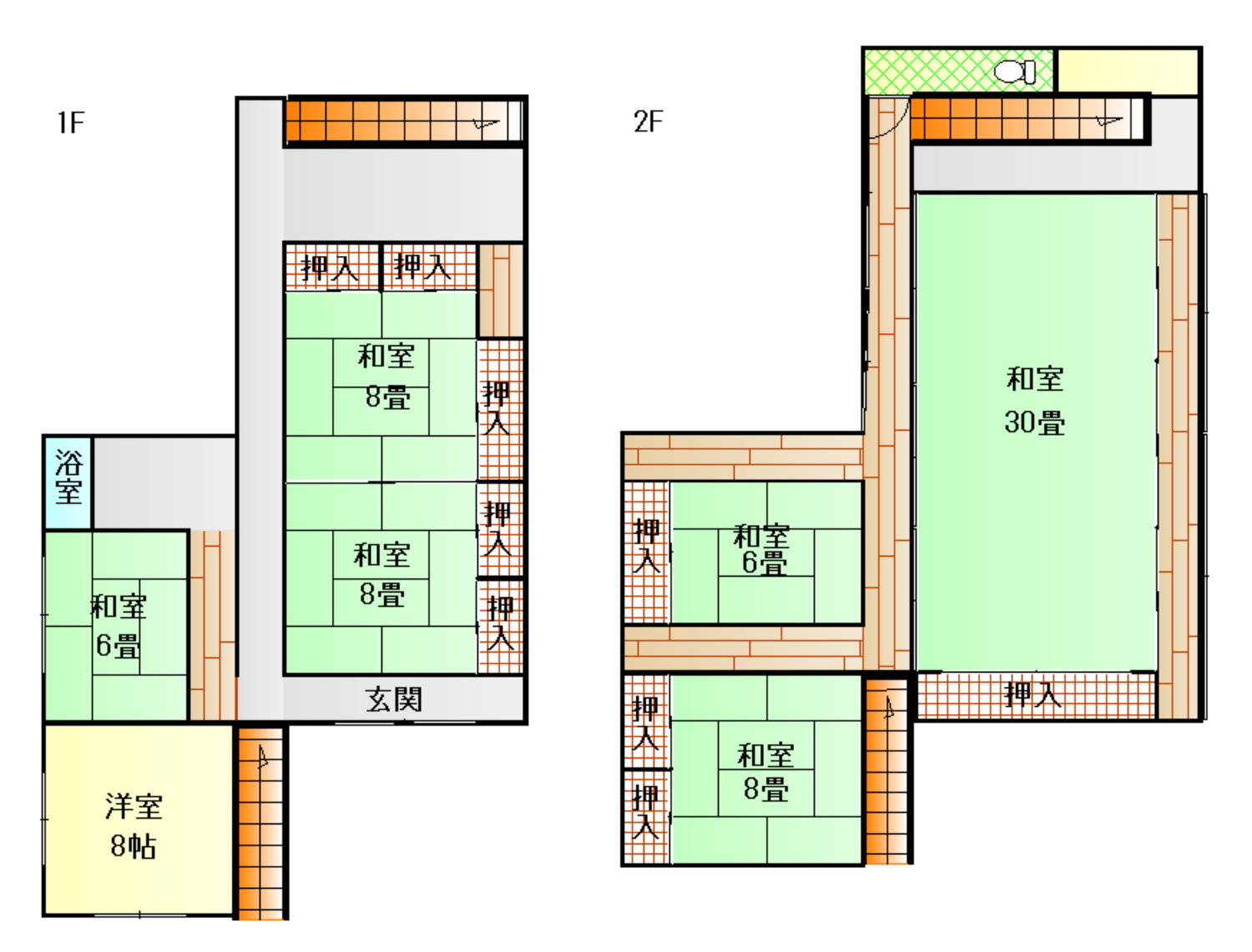 Floor plan for 1970s concrete house in Matsusaka Kahada