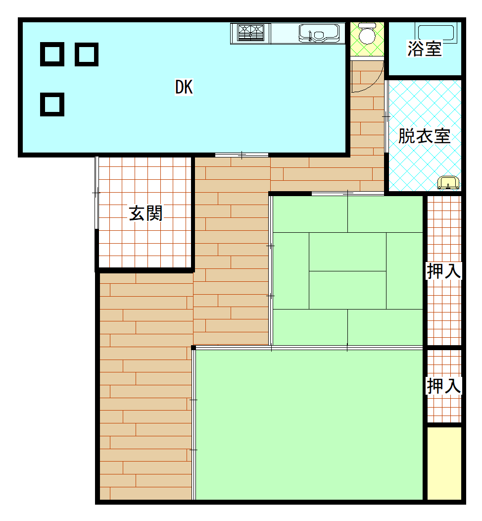Floor plan for 1980s wood house in Kochi