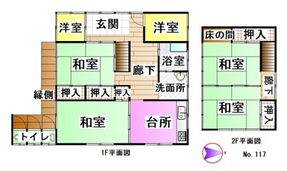 Floor plan for Empty home in Japan