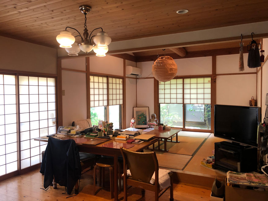 2000s wood house on a large plot in Miyama, Nantan