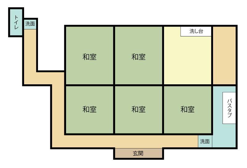 1960s wood house on a large plot in Kagawa