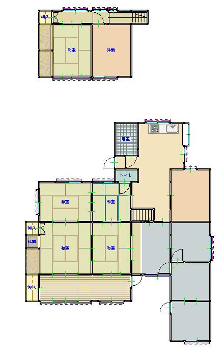 Floor plan for Empty home in Japan