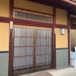 1980s wood house with outbuildings in Miyama, Nantan