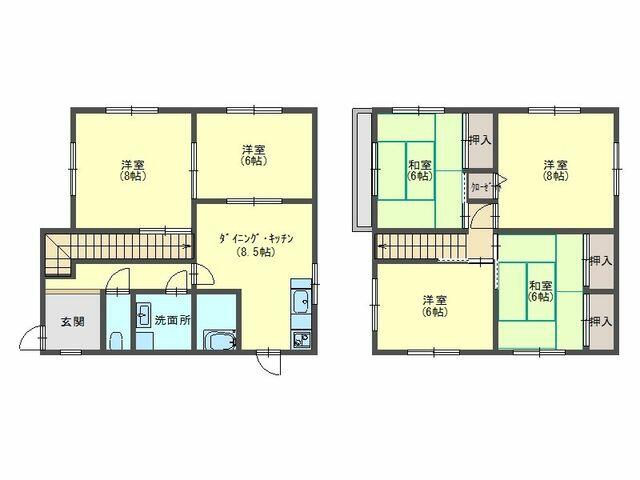 1980s steel-frame house on a large plot in Hyogo